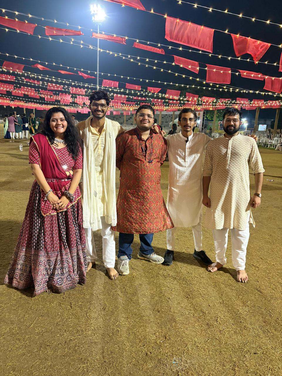 Passdn team at Navratri Garba night in traditional ethnic wear